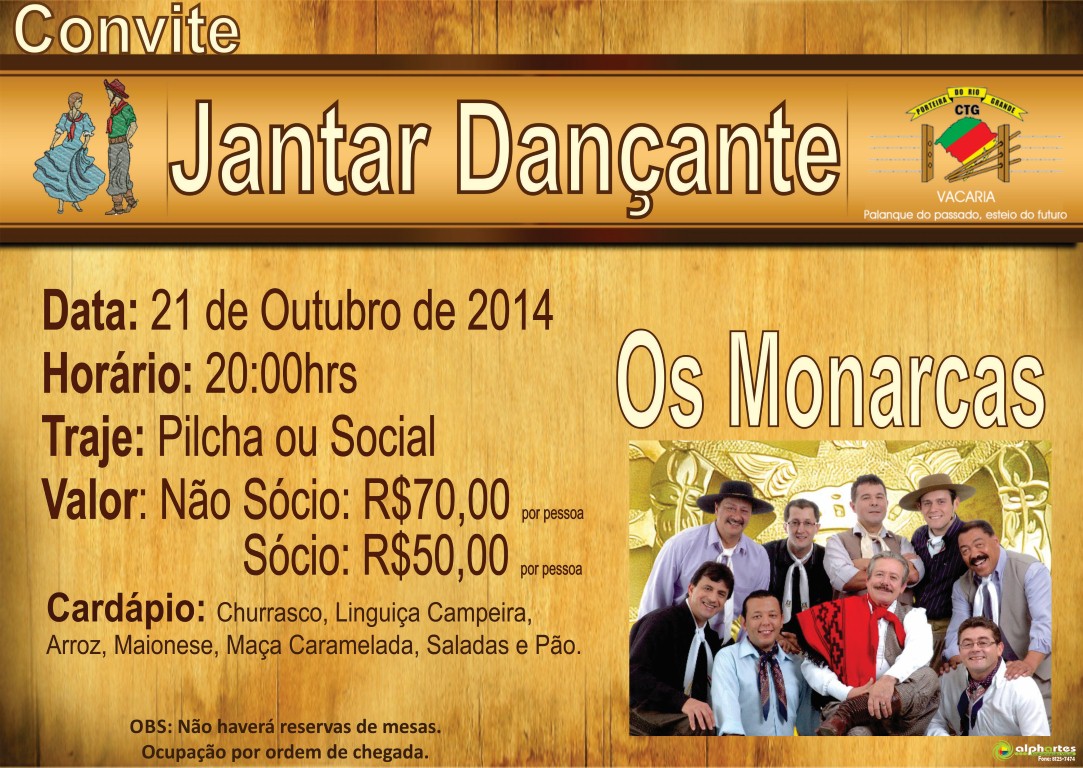 Grande evento em outubro!