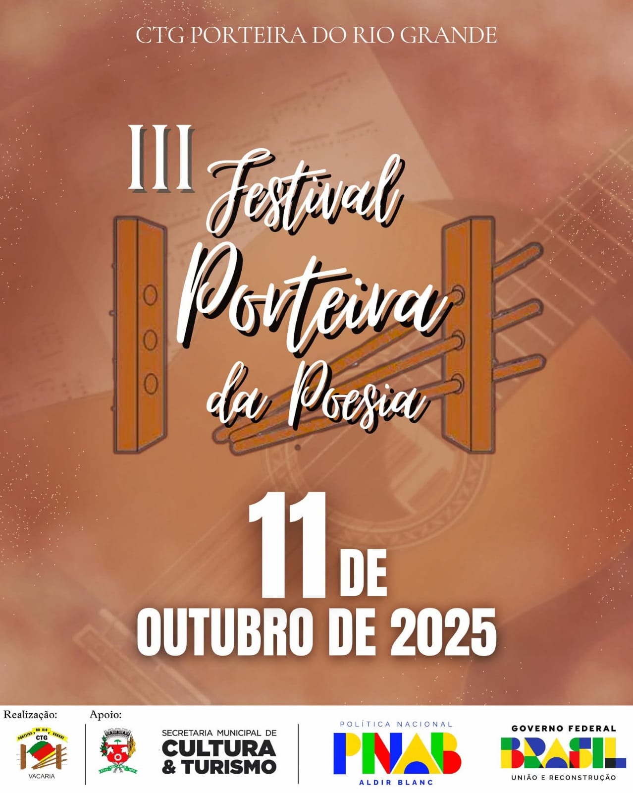 ABERTAS INSCRIÇÕES PARA O FESTIVAL PORTEIRA DA POESIA