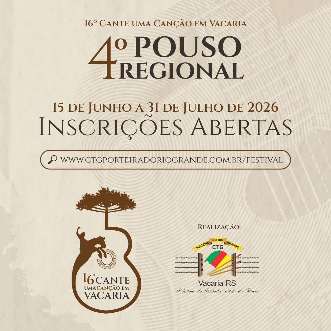 ABERTAS AS INSCRIÇÕES PARA O 4º POUSO REGIONAL